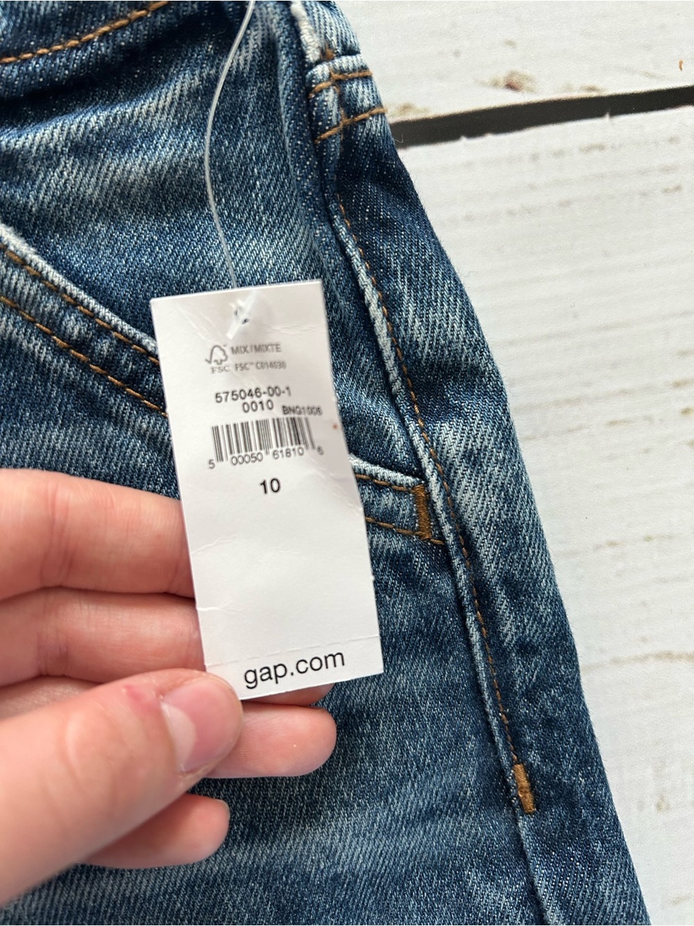 GAP | new |  Relaxed Wide-Leg Blue Denim Jeans